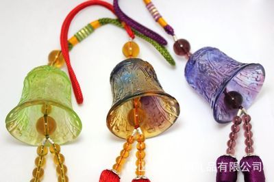 春秋實體工廠直銷 福牛寶寶琥珀色正品脫蠟琉璃汽車飾品